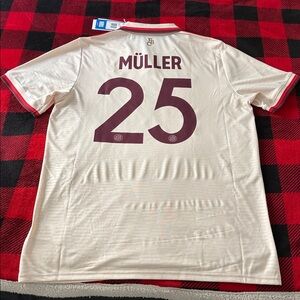 FC Bayern Munich #25 Thomas Müller 2024-25 Away Adidas Jersey